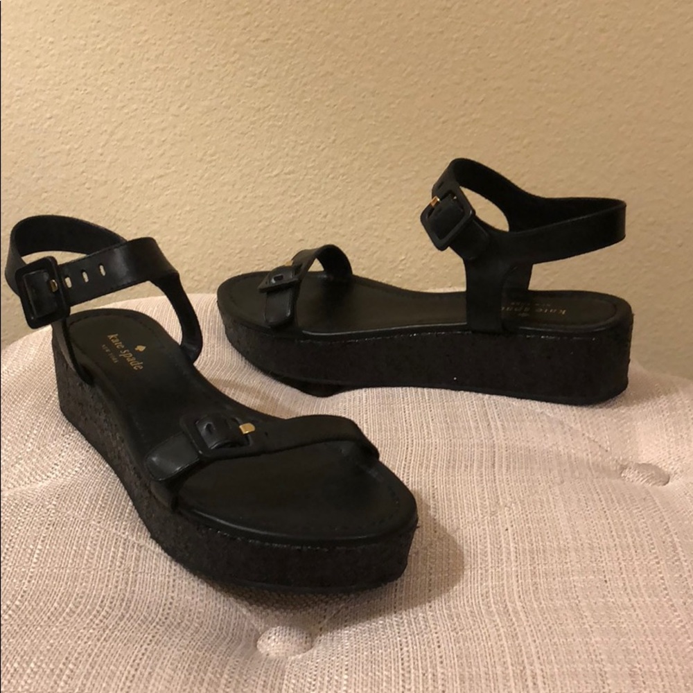 Kate Spade Glitter Wedge